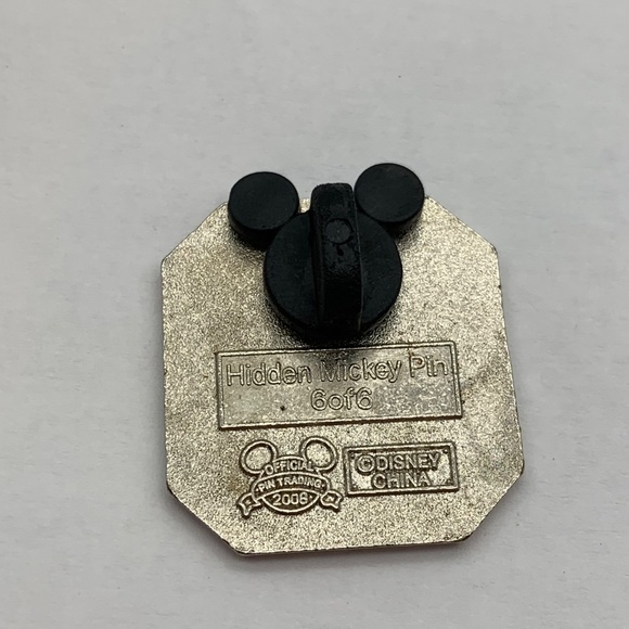 Disney Parks Princess Jasmine Gem Purple Hidden Mickey 2008 Lapel Pin - Picture 3 of 5